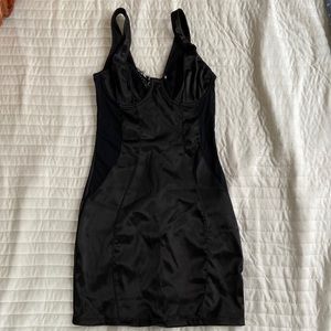 Fashion nova black lace dress